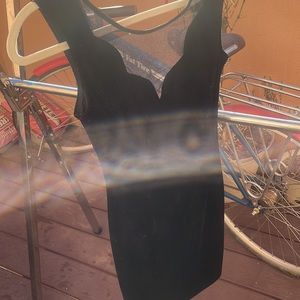 Velvet mini dress